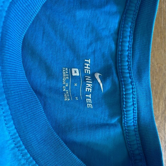 Nike Just Do It Swoosh Short Sleeve Tshirt - Blue - Picture 3 of 3